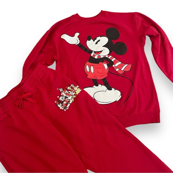 Mickey Mouse Holiday Sweat set - Picture 1 of 9